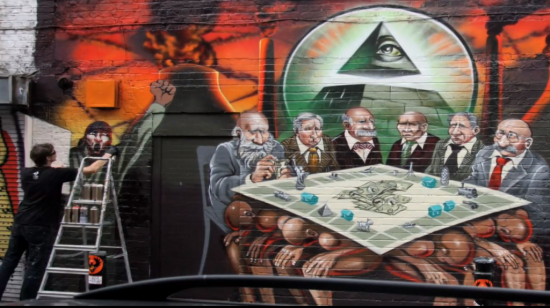 London council set to remove 'anti-Semitic' mural showing Jewish ...