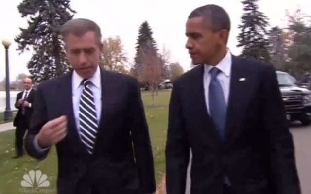 President Barack Obama, with NBC's Brian Williams (photo credit: NBC screenshot)