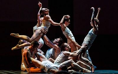 Ballet Austin dancers perform "Light/The Holocaust Project," a piece about intolerance and genocide choreographed by the company's artistic director. (Tony Spielberg/Ballet Austin via AP)