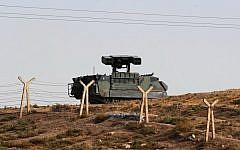 Turkish military stationed along the Syrian border in October, 2012 (photo credit: AP)