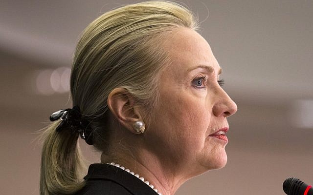 Hillary Clinton (photo credit: AP/J. Scott Applewhite/File)