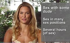 Bar Refaeli's 'sex tape' project (photo credit: funnyordie.com)