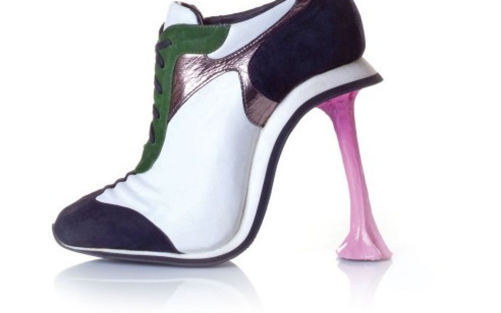 The chewing gum sneaker/shoe (Courtesy Kobi Levi) The chewing gum sneaker/shoe (Courtesy Kobi Levi)