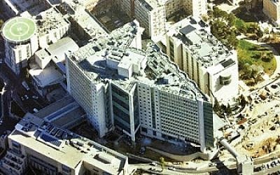 The Sarah Wetsman Davidson Hospital Tower at Hadassah Medical Center in Ein Kerem, Jerusalem (photo credit: Courtesy Hadassah) The Sarah Wetsman Davidson Hospital Tower at Hadassah Medical Center in Ein Kerem, Jerusalem (photo credit: Courtesy Hadassah)