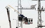 At risk? Israel's electric grid (photo credit: Roni Schutzer/Flash 90)