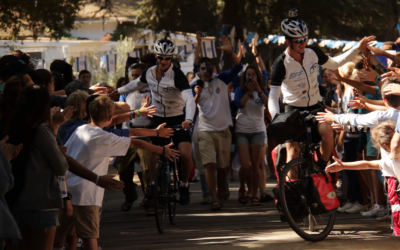 Bike for the Fight has received donations from across the US as its cyclists complete their three-month journey. (Photo credit: Luca Seres/Bike for the Fight)