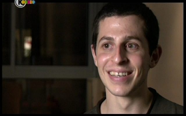 Gilad Shalit during his interview. (Screenshot / Channel 10) Gilad Shalit during his interview. (Screenshot / Channel 10)