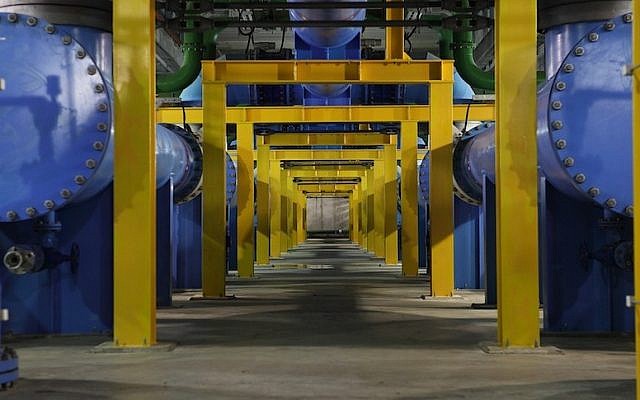 The Eshkol Water Filtration Plant in Northern Israel, the fourth largest plant in the world and the first of its kind in the country. The plant filters water pumped from the Kinneret. (Photo credit: Yaakov Naumi/Flash90) The Eshkol Water Filtration Plant in Northern Israel, the fourth largest plant in the world and the first of its kind in the country. The plant filters water pumped from the Kinneret. (Photo credit: Yaakov Naumi/Flash90)