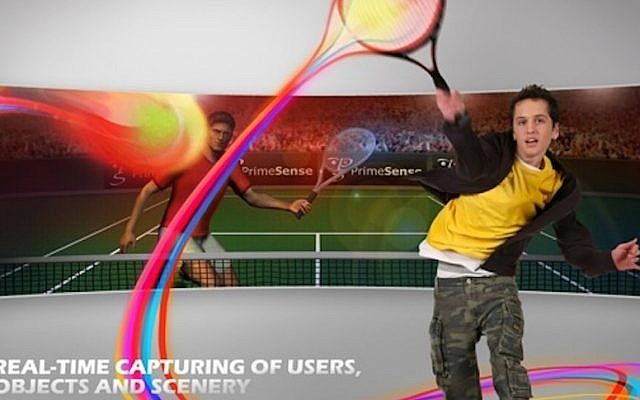 Tennis, the PrimeSense way (Photo credit: Courtesy)