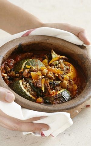 Quinoa stuffed vegetables (photo credit: Danya Weiner)