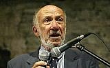 UN special rapporteur Richard Falk (photo credit: UN Watch)