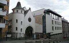 File: Oslo's Bergstien Street synagogue. (photo credit: CC BY Metro Centric, Flickr)