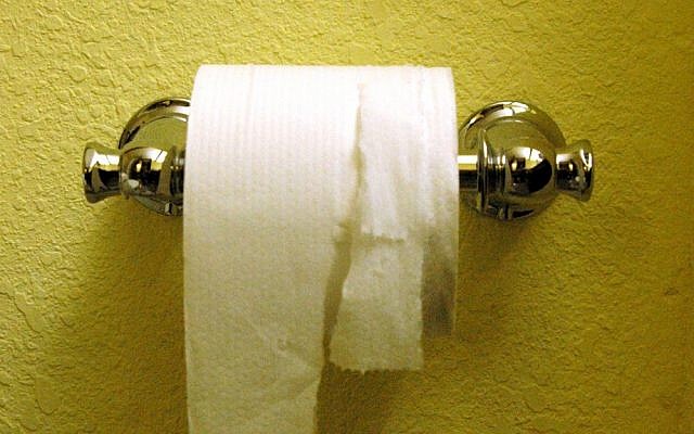 Toilet paper (photo credit: CC BY anyjazz65, Flickr)