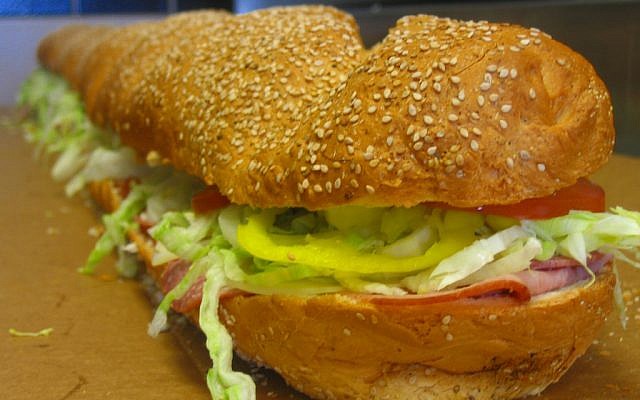 A dangerously big sandwich. (photo credit: CC BY-SA knoteuh6, Flickr)