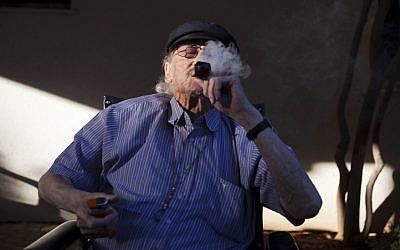 In this photograph taken on Tuesday, Oct. 30, 2012, Moshe Rute, 80, smokes medical cannabis at the old age home in Kibbutz Na'an, near the city of Rehovot, Israel. (AP Photo/Dan Balilty) In this photograph taken on Tuesday, Oct. 30, 2012, Moshe Rute, 80, smokes medical cannabis at the old age home in Kibbutz Na'an, near the city of Rehovot, Israel. (AP Photo/Dan Balilty)