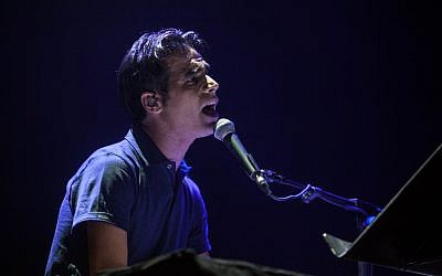 Israeli singer Aviv Geffen, June 2012 (photo credit: Uri Lenz/FLASH90)
