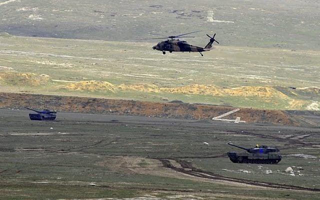 Illustrative photo of a Turkish military helicopter (photo credit: Wikimedia Commons/Turkish Armed Forces) Illustrative photo of a Turkish military helicopter (photo credit: Wikimedia Commons/Turkish Armed Forces)