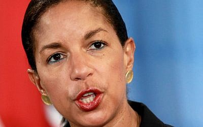 US National Security Advisor Susan Rice (photo credit: AP/Craig Ruttle/File)