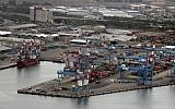 View of the Ashdod port (photo credit: Yossi Zamir/Flash90)