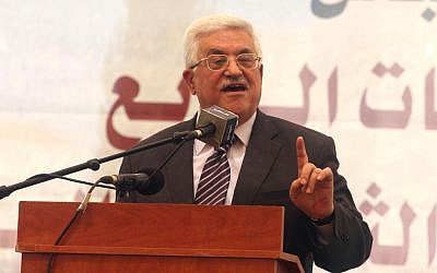 Palestinian Authority President Mahmoud Abbas addresses students in August 2012 (photo credit: Issam Rimawi/Flash90) Palestinian Authority President Mahmoud Abbas addresses students in August 2012 (photo credit: Issam Rimawi/Flash90)