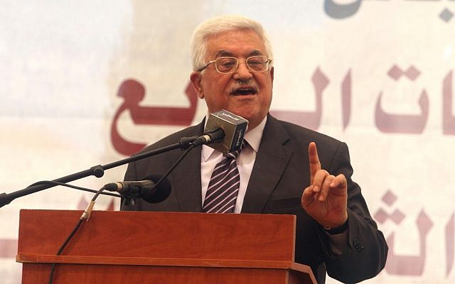 Palestinian Authority President Mahmoud Abbas addresses students in August 2012 (photo credit: Issam Rimawi/Flash90) Palestinian Authority President Mahmoud Abbas addresses students in August 2012 (photo credit: Issam Rimawi/Flash90)