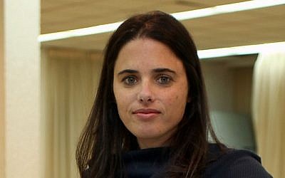 MK Ayelet Shaked (photo credit: Gidon Markowicz/Flash90)