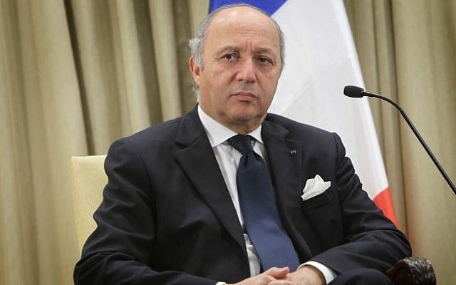Laurent Fabius (photo credit: Miriam Alster/Flash90)
