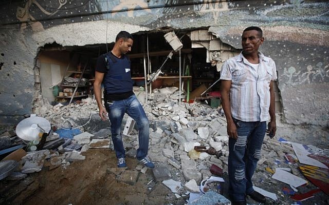 A shop in the coastal city of Ashdod that was hit by a rocket from Gaza on Tuesday (photo credit: Miriam Alster/Flash90) A shop in the coastal city of Ashdod that was hit by a rocket from Gaza on Tuesday (photo credit: Miriam Alster/Flash90)