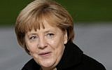 German Chancellor Angela Merkel (photo credit: AP/Michael Sohn)
