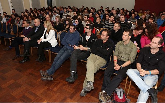 Young Russian-speaking Jewish communal leaders during a conference organized by The Jewish Agency for Israel and the Public Diplomacy and Diaspora Affairs Ministry in Maastricht, Holland (photo credit: Alex Delomann)
