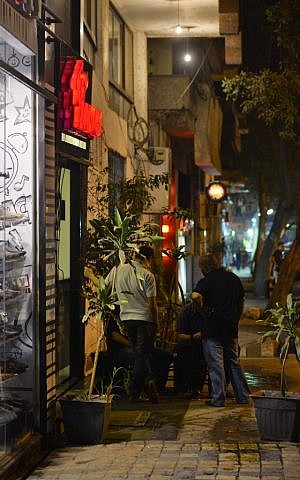 A Cairo street at night. (photo credit: AP)
