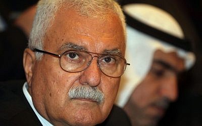 Syrian regime opponent George Sabra attends the Syrian National Council's Executive Office elections in Doha, Qatar, on Friday. He won the post of president. (photo credit: AP Photo/Osama Faisal)