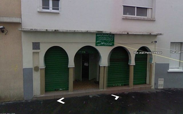 The Omar Mosque in Paris (photo credit: Google street views)