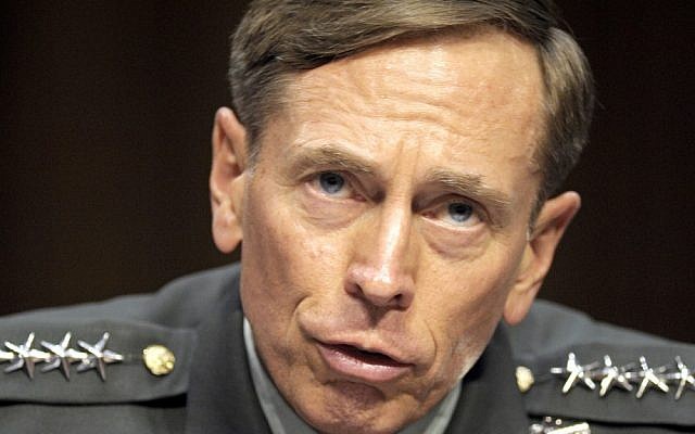 Gen. David Petraeus testifying on Capitol Hill in June 2011 after he was designated to be the director of the CIA. (photo credit: AP Photo/Cliff Owen) Gen. David Petraeus testifying on Capitol Hill in June 2011 after he was designated to be the director of the CIA. (photo credit: AP Photo/Cliff Owen)