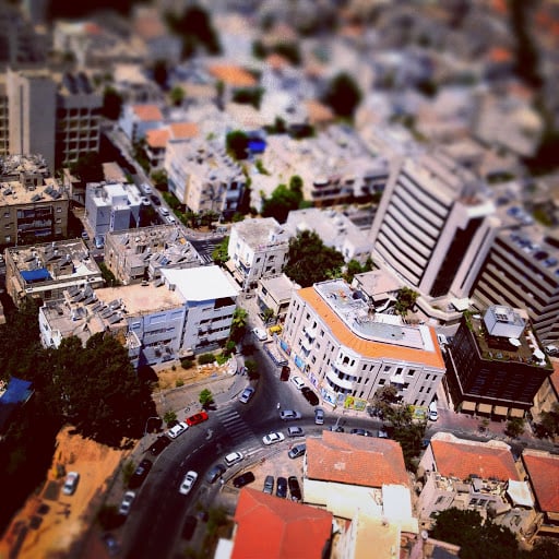 View from Shalom Tower, Tel Aviv (photo credit: Dave Temple)