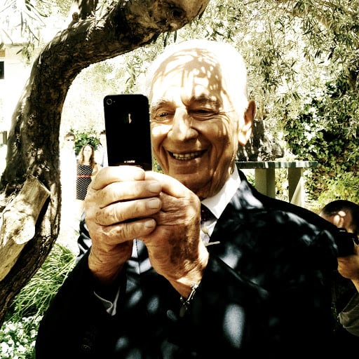 President Shimon Peres, Jerusalem (photo credit: Dave Temple)