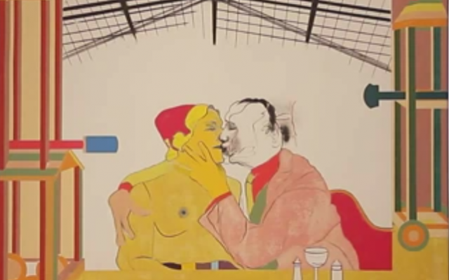 R.B. Kitaj (photo credit: image capture, YouTube) R.B. Kitaj (photo credit: image capture, YouTube)