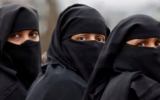 An illustrative photo of three Saudi women (screen capture, YouTube)
