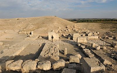 This is a Joint Turco-Italian Archaeological Expedition Nov. 2, 2011 file photo, of the South Gate of the Inner Town of Karkemish seen in Gaziantep province, Turkey (photo credit: AP Photo/Joint Turco-Italian Archaeological Expedition, File)