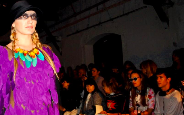 'Parrot bling' from Liora Taragan (Courtesy Tel Aviv Fashion Week)