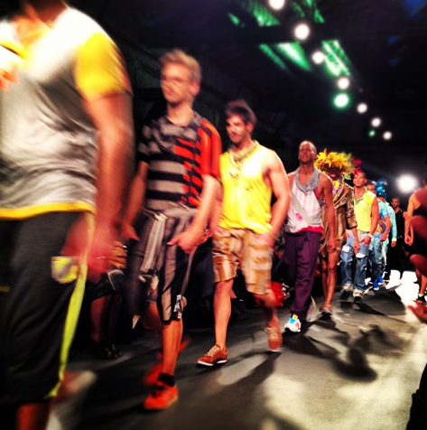 The male look of Mauricio Pollacsek, one of the emerging designers featured Tuesday (Courtesy Instagram screengrab) The male look of Mauricio Pollacsek, one of the emerging designers featured Tuesday (Courtesy Instagram screengrab)