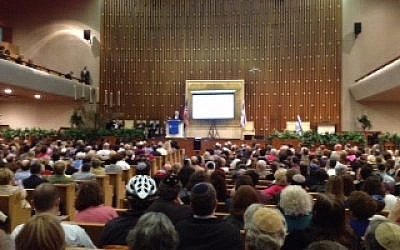 Pro-Israel gathering in Atlanta. (photo courtesy)