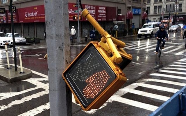 The streets of NYC after Hurricane Sandy (photo credit: CC-BY David Berkowitz/Flickr)