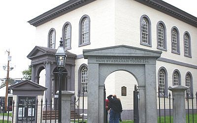 The Touro Synagogue in Newport RI (photo credit: CC-BY, dbking, Flickr)