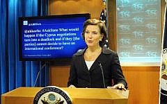 US Assistant Secretary of State for Europe Victoria Nuland (photo credit: US Department of State)