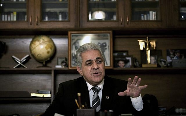 Egyptian opposition leader Hamdeen Sabahi in his office in Cairo, Egypt, Monday, December 24, 2012 (photo credit: Nasser Nasser/AP) Egyptian opposition leader Hamdeen Sabahi in his office in Cairo, Egypt, Monday, December 24, 2012 (photo credit: Nasser Nasser/AP)
