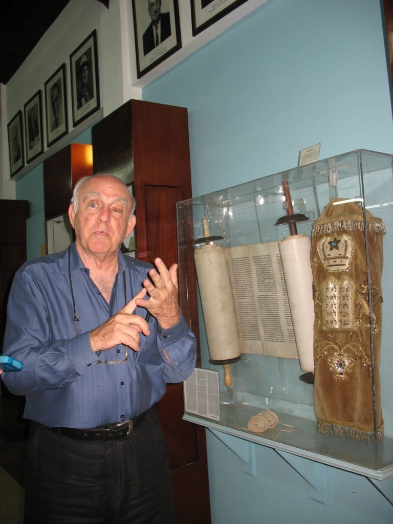 Like many of Jamaica's roughly 200 Jews, Ainsley Henriques, pictured at the Jewish Heritage Center in Kingston, traces his background to Sephardic immigrants. (Debra Rubin/JTA) Like many of Jamaica's roughly 200 Jews, Ainsley Henriques, pictured at the Jewish Heritage Center in Kingston, traces his background to Sephardic immigrants. (Debra Rubin/JTA)