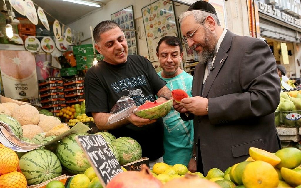 Haim Amsalem in Jerusalem, October 23, 2012 (Nati Shohat/Flash90)