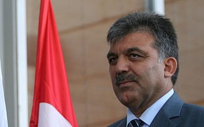 Turkish former president Abdullah Gul (photo credit: Pierre Terdjman/Flash90)