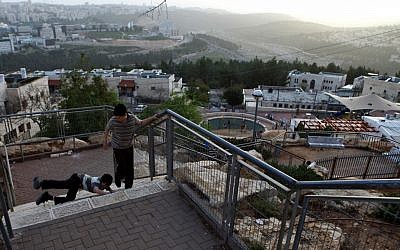 Children playing in Ramat Shlomo in 2010. (photo credit: Kobi Gideon/Flash90)